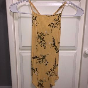 Yellow floral bodysuit
